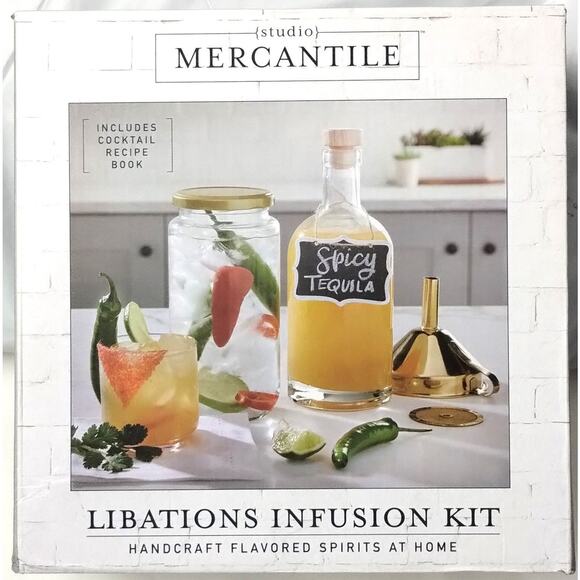 Studio Mercantile Libations Infusion Kit - Handcraft Flavored Spirits - Picture 2 of 4